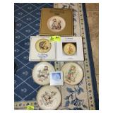 GROUP OF MJ HUMMEL DECORATIVE PLATES, VARIOUS DATE