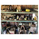 CONTENTS OF PALLET RACKING BUG ZAPPER, TIKI TORCH