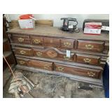 GROUP INCLUDING WEBB DRESSER. EIGHT DRAWERS WITH H