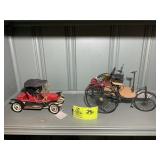 PAIR OF FRANKLIN MINT 1911 STANLEY STEAMER, AND 18