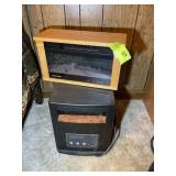 PAIR OF ELECTRIC SPACE HEATERS, EDENPURE AND HEATS
