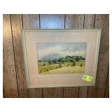 FRAMED AND MATTED APPEARS TO BE LITHOGRAPH, TITLED
