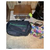 PAIR OF HARD SIDE BRIEF CASES AND DUFFEL BAG