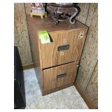 2 DRAWER METAL FILE CABINET