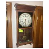 SESSIONS WALL CLOCK, UNKNOWN CONDITION, WITH WINDI
