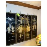 APPEARS TO BE VINTAGE 4 PANEL HANGING FOLDING ROOM