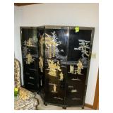 APPEARS TO BE VINTAGE 4 PANEL FOLDING ROOM DIVIDER