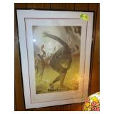 APPEARS TO BE FRAMED LITHOGRAPH OF SALVADOR DALIS,