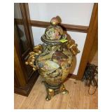 APPEARS TO BE A ROYAL SATSUMA STYLE FLOOR VASE, LA