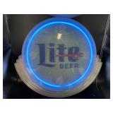 MILLER BREWING COMPANY, CODE 57-14543, NEON RING L