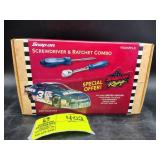 SNAP-ON RACING SCREWDRIVER AND RATCHET COMBO WITH