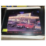 PAIR OF LIGHTED SIGNS CAR CULTURE STEAK 'N SHAKE P
