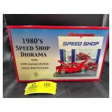 SNAP-ON 1980S SPEED SHOP DIORAMA WITH 1939 LINCOLN