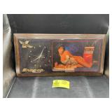 VINTAGE SNAP-ON TOOLS WOODEN WALL CLOCK, NOT WORKI