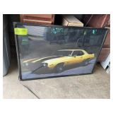 BACKLIT CAMARO WALL ART, 37 IN X 25 IN, PLUG IN, N