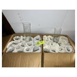 GROUP OF VASES 7 1/2 INCHES AND 9 INCHES TALL, 12
