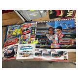 GROUP OF NASCAR THEMED POSTERS, JEFF GORDON, DUPON