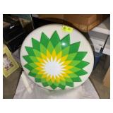 LARGE ROUND METAL FRAME AND PLASTIC FACE, BP ILLUM