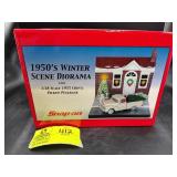 SNAP-ON 1950S WINTER SCENE DIORAMA WITH 1/38 SCALE