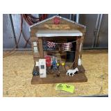 HAND MADE COUNTRY CHARM OLD COUNTRY STORE DIORAMA,