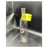TEXACO 1 QT OIL GLASS BOTTLE