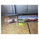 PAIR OF ERTL DIE CAST REPLICA COLLECTIBLE BANKS, T