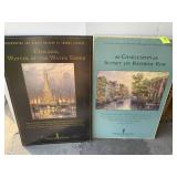 PAIR OF THOMAS KINKADE COMPANY PRINTS ON EASEL BOA