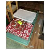 GROUP OF GIFT BAGS, WRAPPING PAPER, RIBBON
