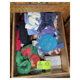 CONTENTS OF 2 DRAWERS, POT HOLDERS, COASTERS, NAPK