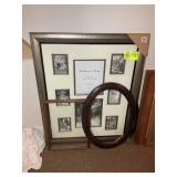 LARGE PICTURE FRAME, APPROX 28 IN X 34 IN AND TWO