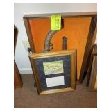 GROUP OF WALL Dï¿½COR, PISTOL REPLICAS 26 IN X 16 IN