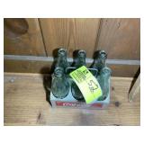 VINTAGE METAL COCA-COLA 6 PACK BOTTLE CARRIER AND