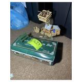 GROUP OF SNOW VILLAGE ACCESSORIES, SOME DEPT 56