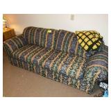 UPHOLSTERED SOFA, APPROX 96 IN LONG