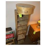 PAIR OF LARGE WOODEN CRATES, ONE MARKED SUNKIST OR