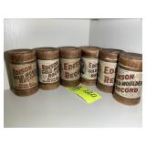GROUP OF EDISON GOLD MOULDED RECORDS, CYLINDER REC
