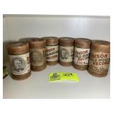GROUP OF EDISON GOLD MOULDED RECORDS, CYLINDER REC