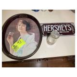 MISC GROUP INCLUDING, HERSHEYS MILK JAR, HERSHEYS