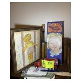 GROUP OF MISC VINTAGE ITEMS, SHIRLEY TEMPLE PAPER
