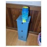 3 DRAWER SIDE TABLE 9 IN X 9 IN X 25 IN AND PAINTE