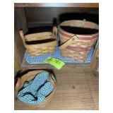 GROUP OF LONGABERGER BASKETS