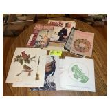 GROUP OF VINTAGE ITEMS, AUDUBON PRINTS, VINTAGE SE