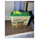 SET OF THE ORIGINAL LINCOLN LOGS, GREEN VALLEY LOO