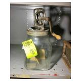 VINTAGE DAISY CHURN GLASS BUTTER CHURN