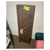 LARGE VINTAGE WOOD AND METAL SLICER, 12.5 IN X 42