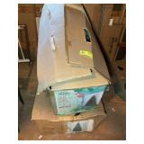 PAIR OF PRELIT ARTIFICIAL CHRISTMAS TREES, ONE 7.5