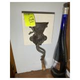 VINTAGE L AND S WALL MOUNTED CRANK HANDLE COFFEE G