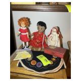 GROUP OF MISC DOLLS, ANNIE, ETC