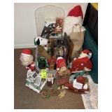 GROUP OF CHRISTMAS Dï¿½COR, ORNAMENTS, GINGERBREAD H