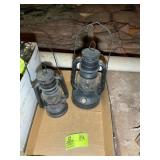 PAIR OF DIETZ LITTLE WIZARD GAS LANTERNS, APPROX